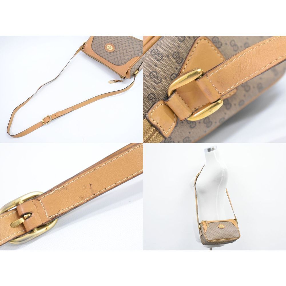 Gucci Bag Micro Brown Beige GG Shoulder - Picture 5 of 9
